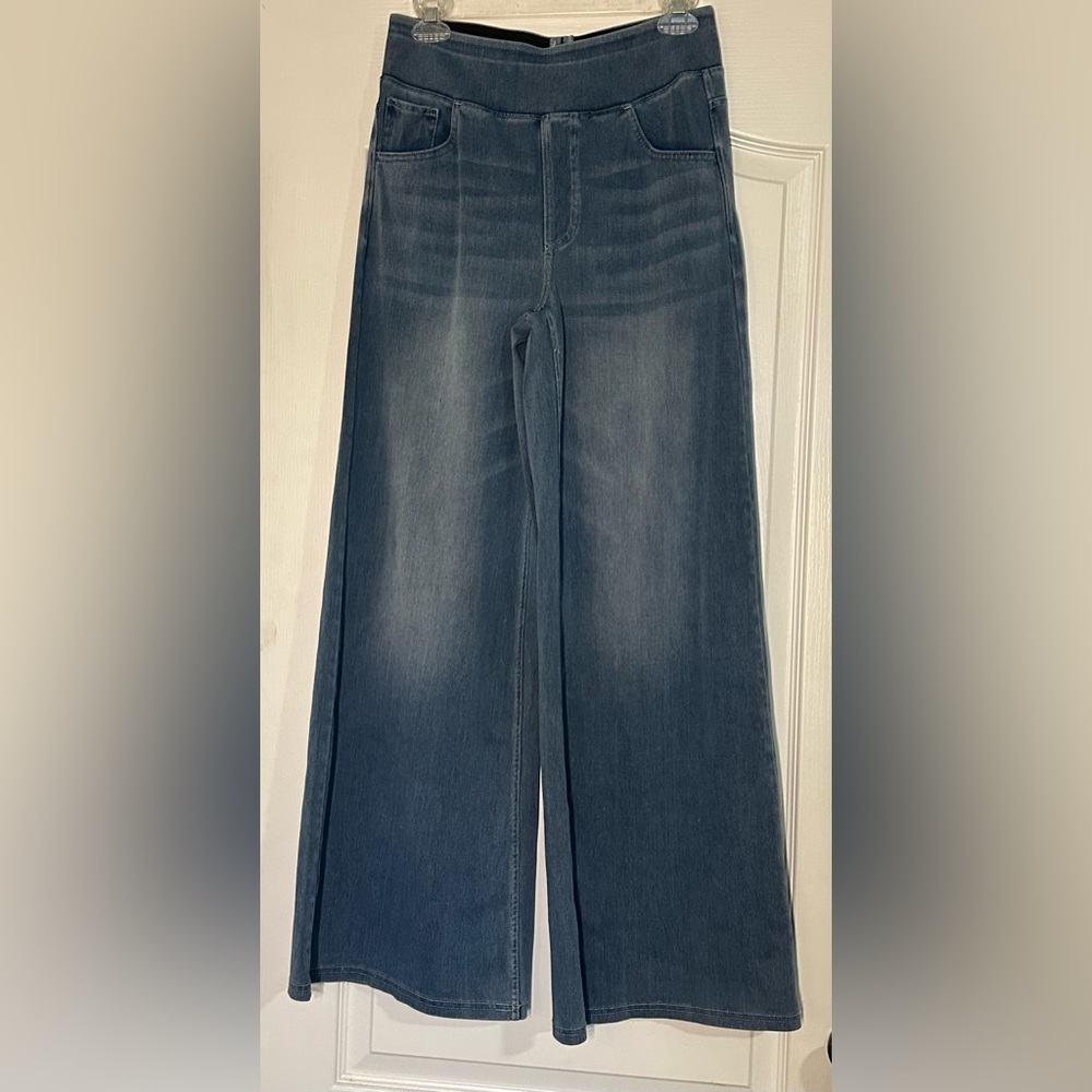 Halara Flex™ High Waisted Pockets Baggy Wide Leg Washed Casual Jeans - Picture 4 of 7